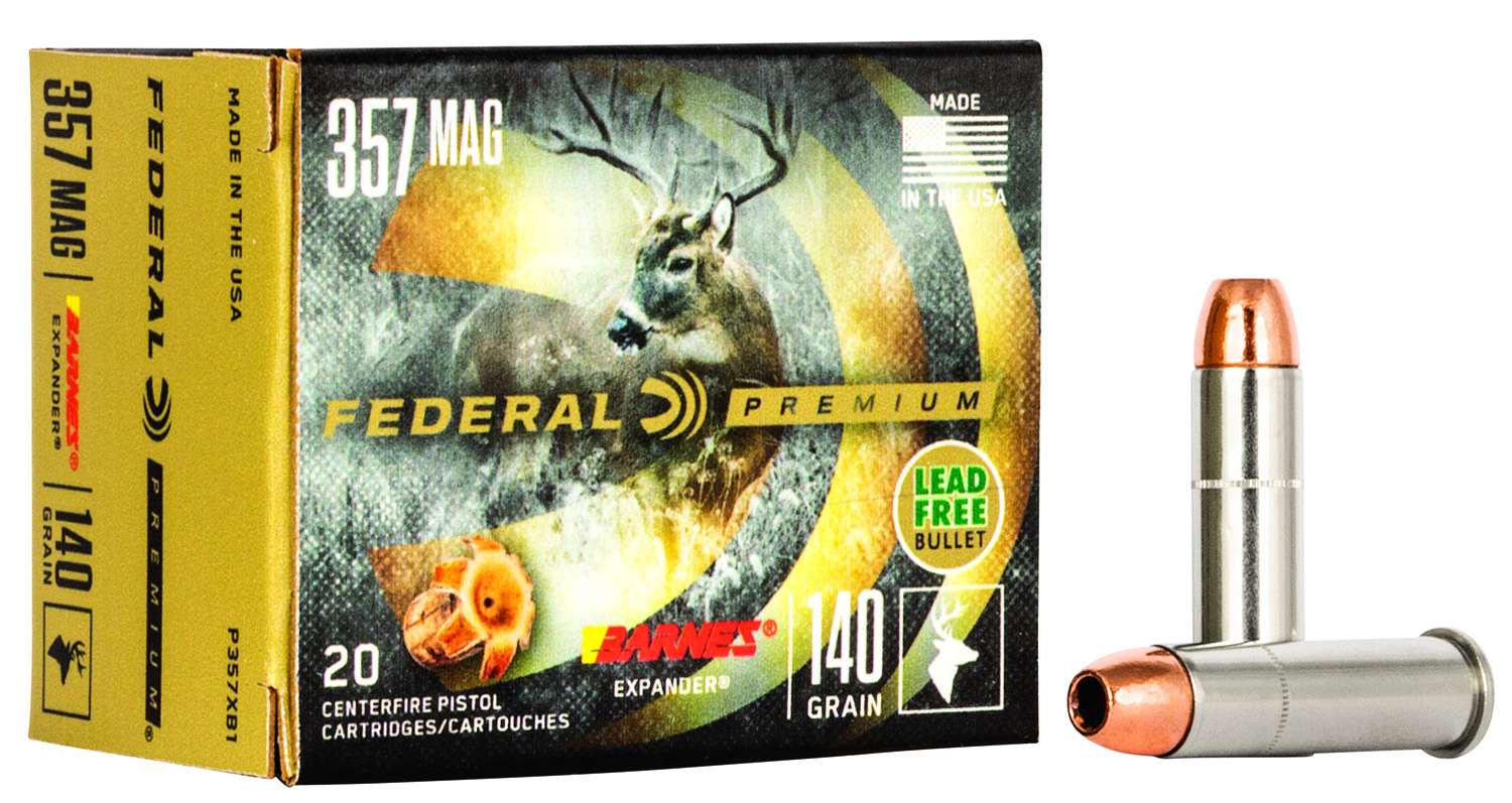 FED PREMIUM 357MAG 140GR BARNES EXPANDER 20/10 - Ammunition